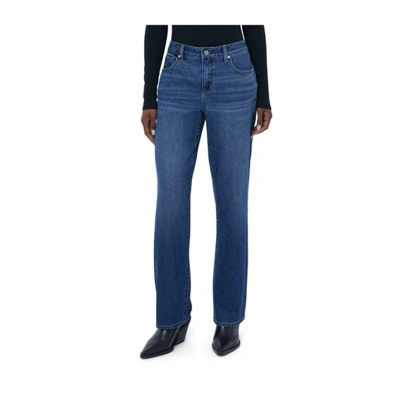 Edited Remi Bader Jeans Womens 8 Loose Straight Leg High Rise Stretch Comfort - Picture 14 of 16